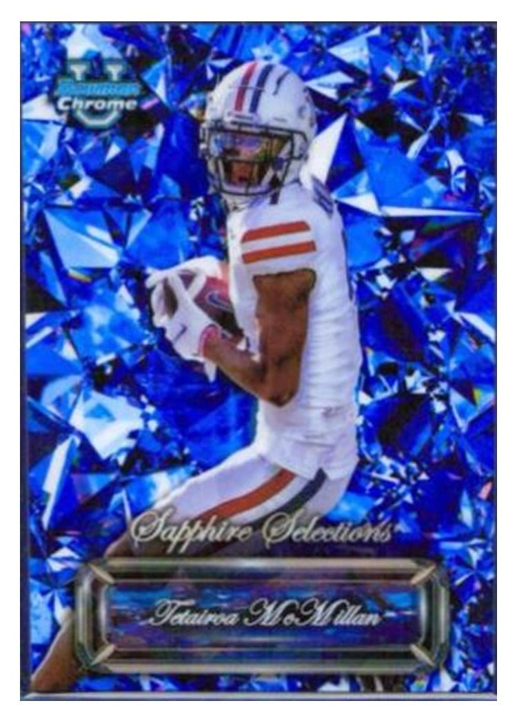 2024 Bowman University Chrome Sapphire Sapphire Selections Set Tetairoa McMillan #SS-18 card