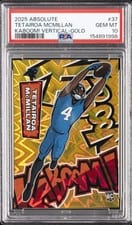 2025 Panini Absolute Kaboom! Vertical Tetairoa McMillan #37 card
