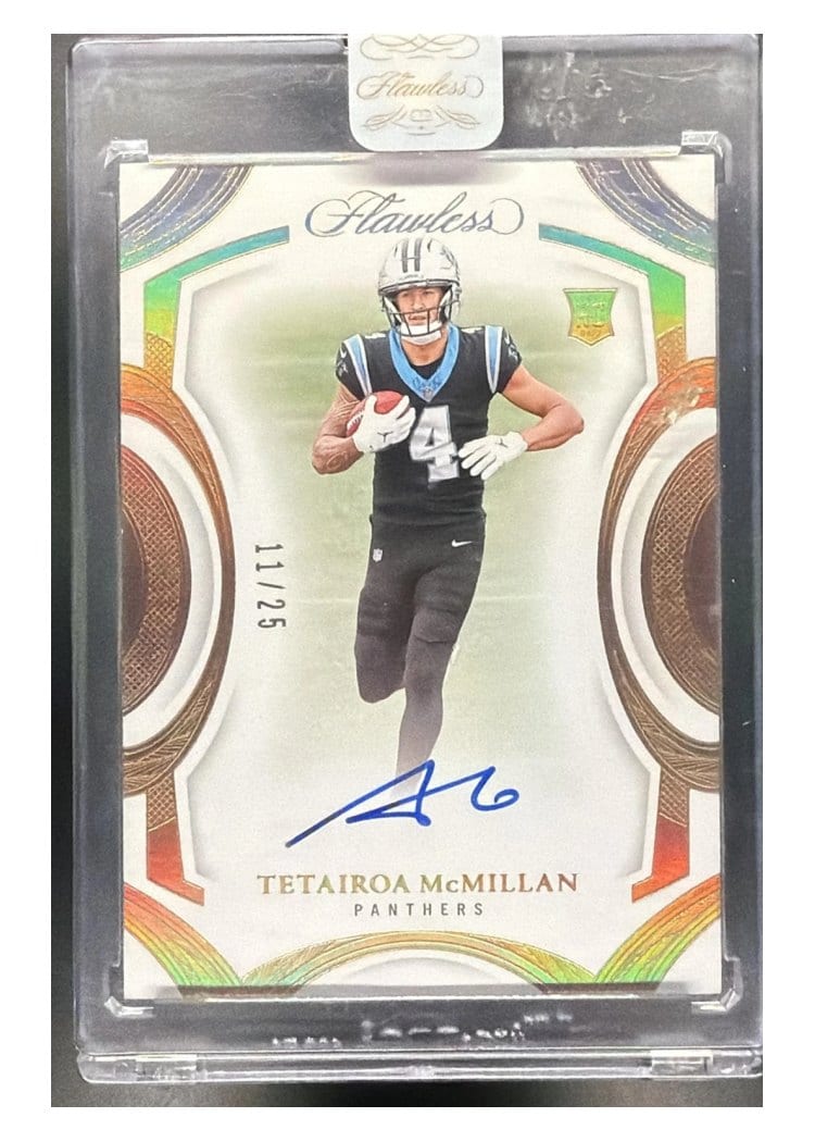 2025 Panini Flawless Rookie Frame Signatures Tetairoa McMillan #2 card