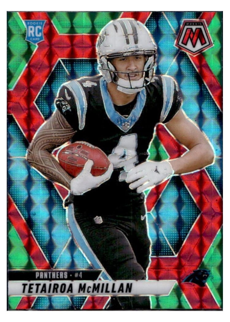 2025 Panini Mosaic Tetairoa McMillan #309 card