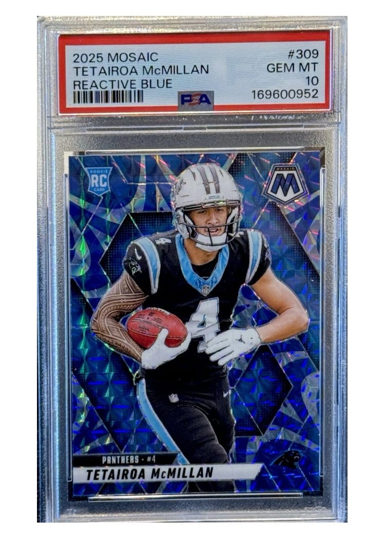 2025 Panini Mosaic Tetairoa McMillan #309 card