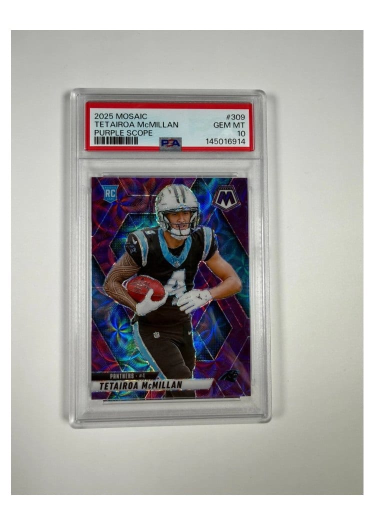 2025 Panini Mosaic Tetairoa McMillan #309 card