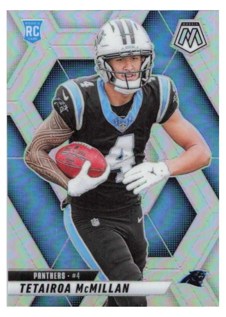 2025 Panini Mosaic Tetairoa McMillan #309 card