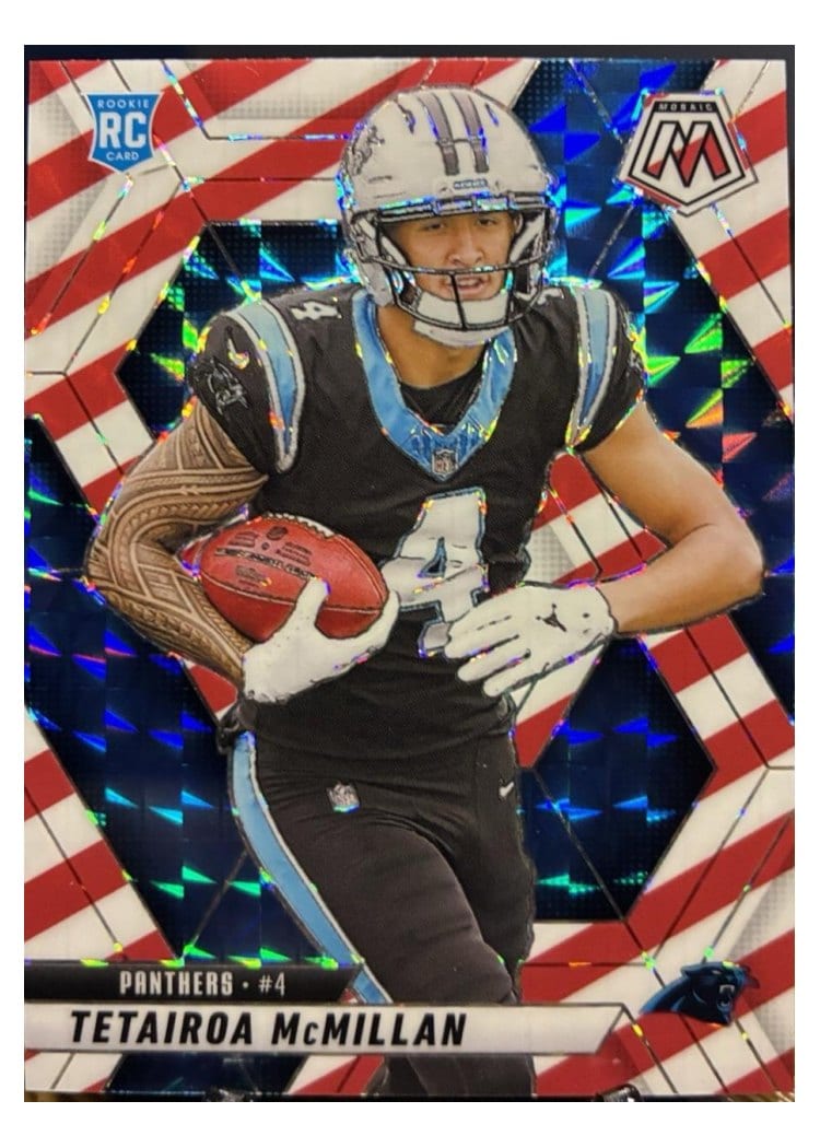 2025 Panini Mosaic Tetairoa McMillan #309 card
