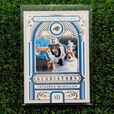 2025 Panini National Treasures Treasured Rookies Tetairoa McMillan #5 card
