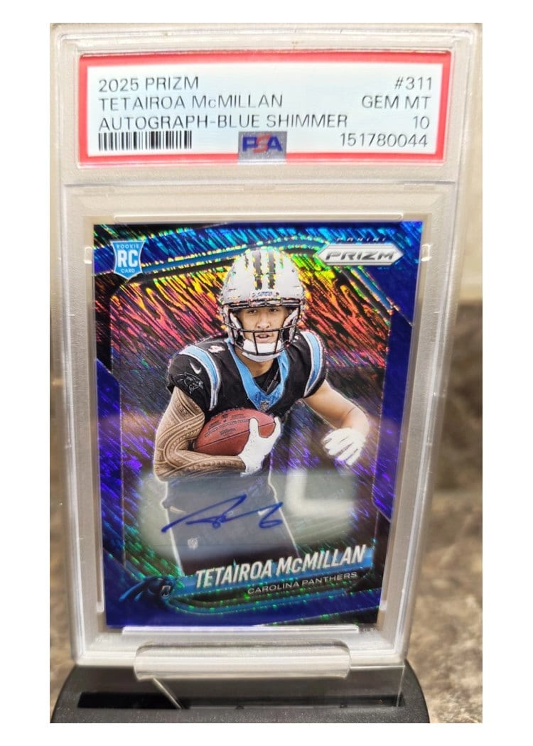 2025 Panini Prizm Base Set Tetairoa McMillan #311 card