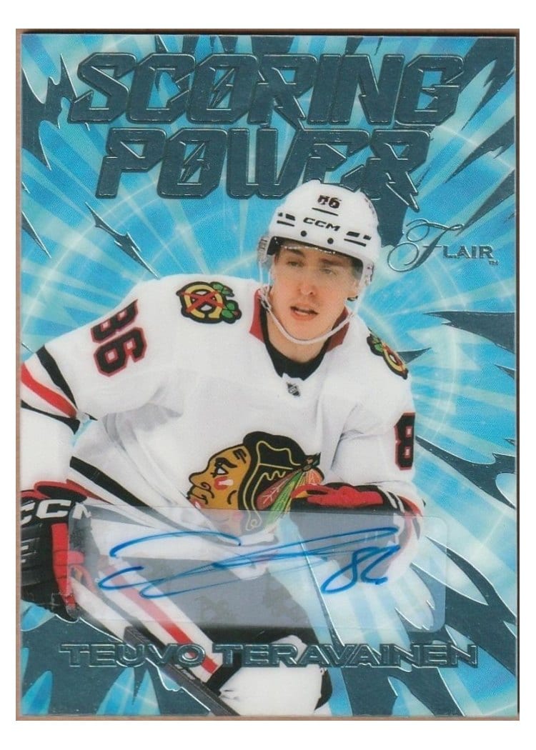2025-26 Flair Scoring Power Autographs Teuvo Teravainen #SP-21 card