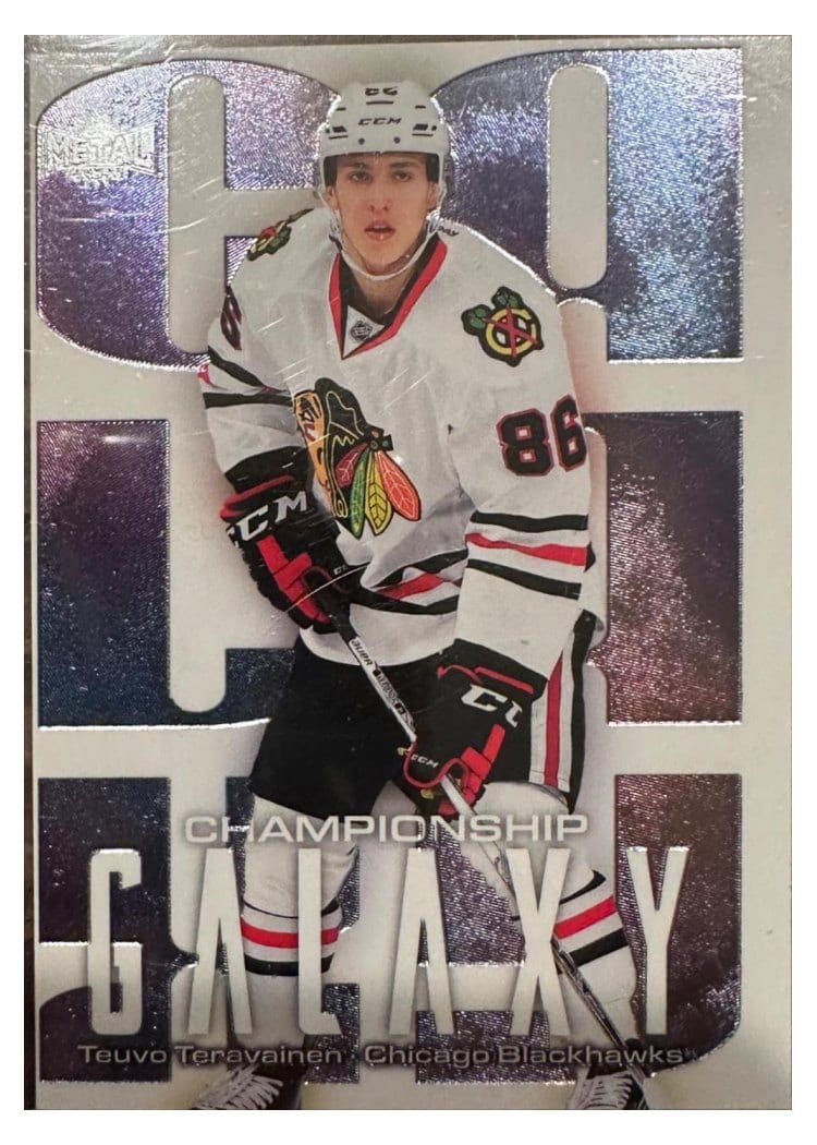 2025-26 SkyBox Metal Universe Championship Galaxy Teuvo Teravainen #CG-13 card