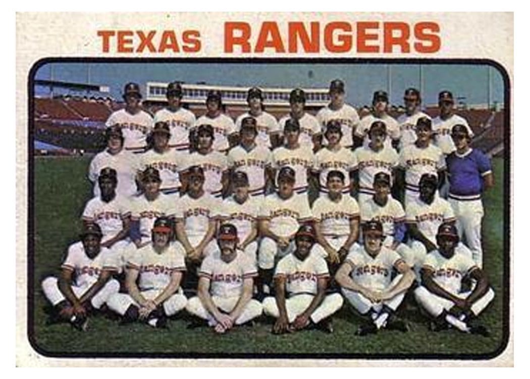 1973 Topps Texas Rangers #7 card