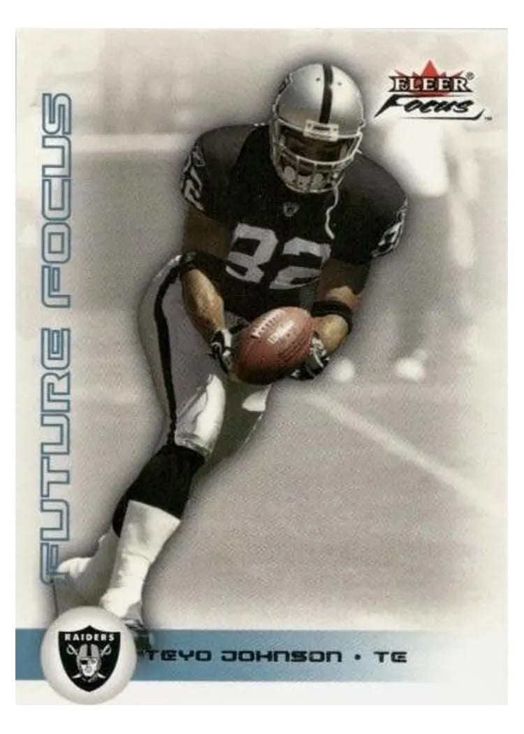 2003 Fleer Focus Teyo Johnson #141 card