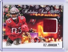 2025 Panini Absolute Holiday Suit Tez Johnson #HS-TJN card