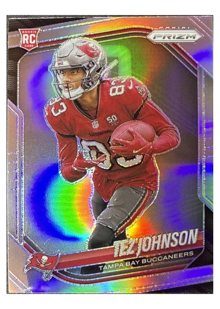 2025 Panini Prizm Base Set Tez Johnson #381 card
