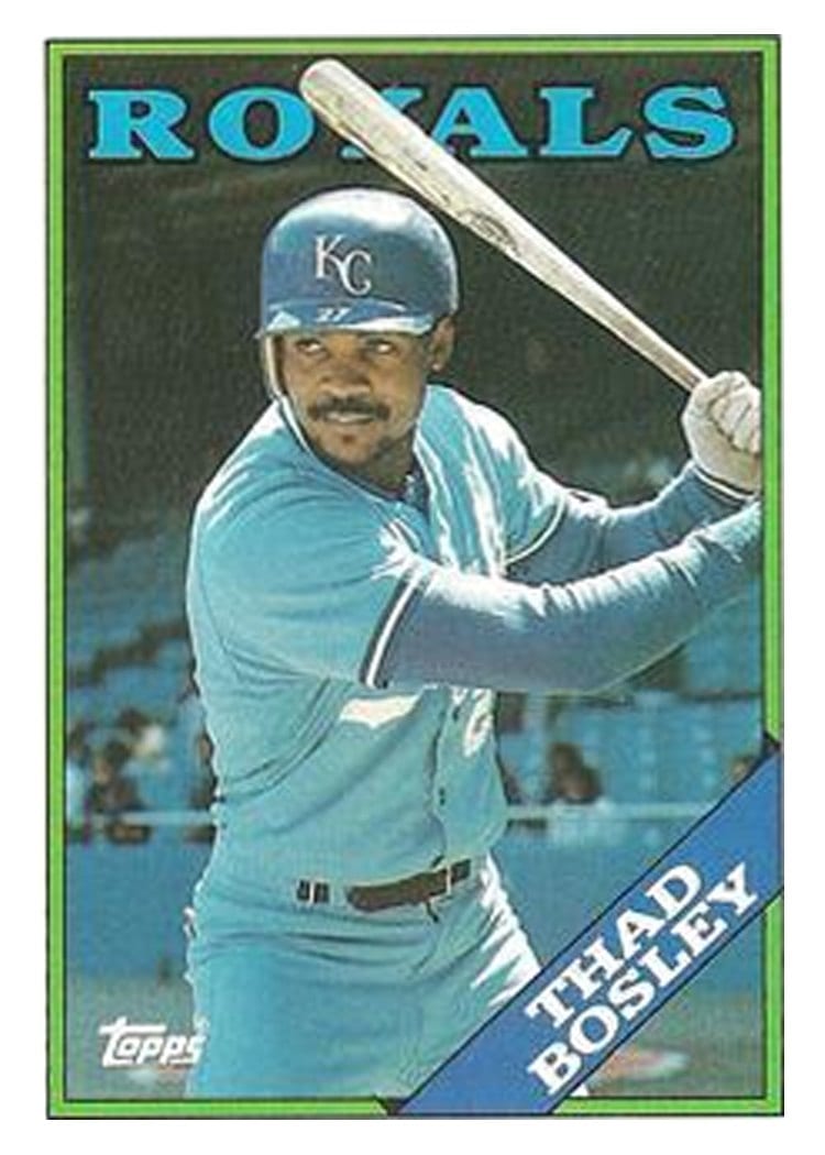 1988 Topps Base Set Thad Bosley #247 card