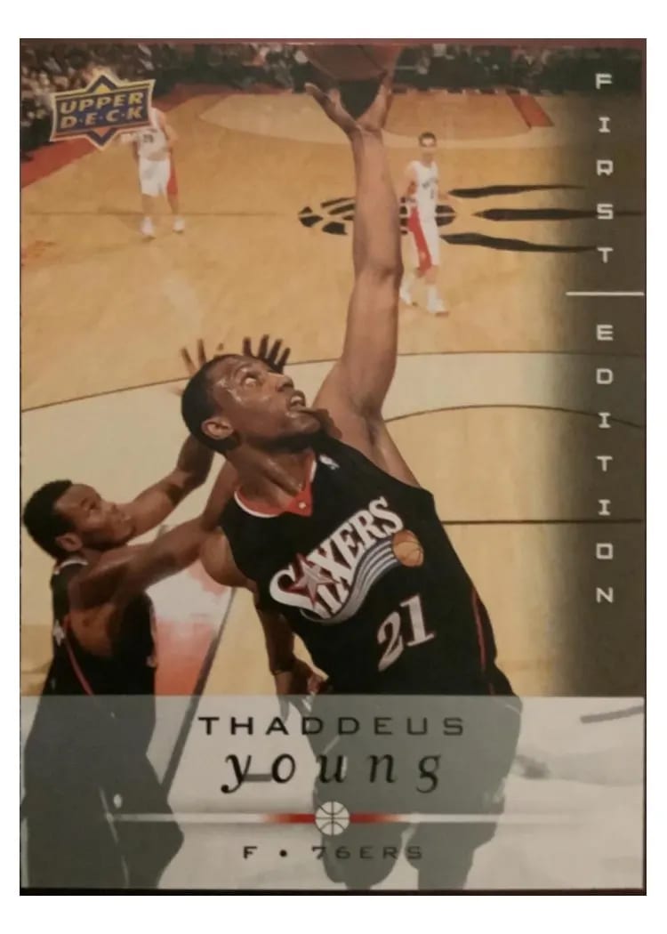2008 Upper Deck First Edition Thaddeus Young #145 card