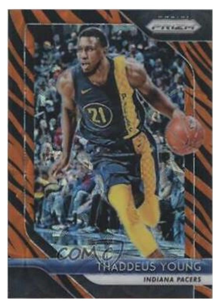 2018-19 Panini Prizm Base Set Thaddeus Young #154 card