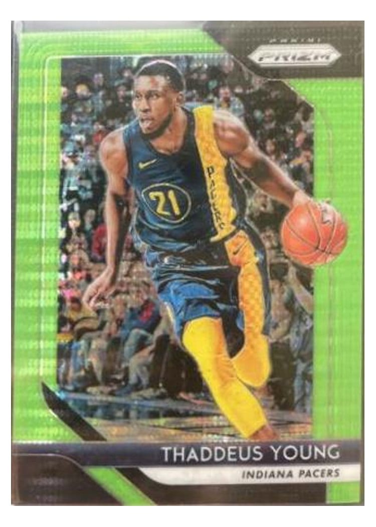 2018-19 Panini Prizm Base Set Thaddeus Young #154 card