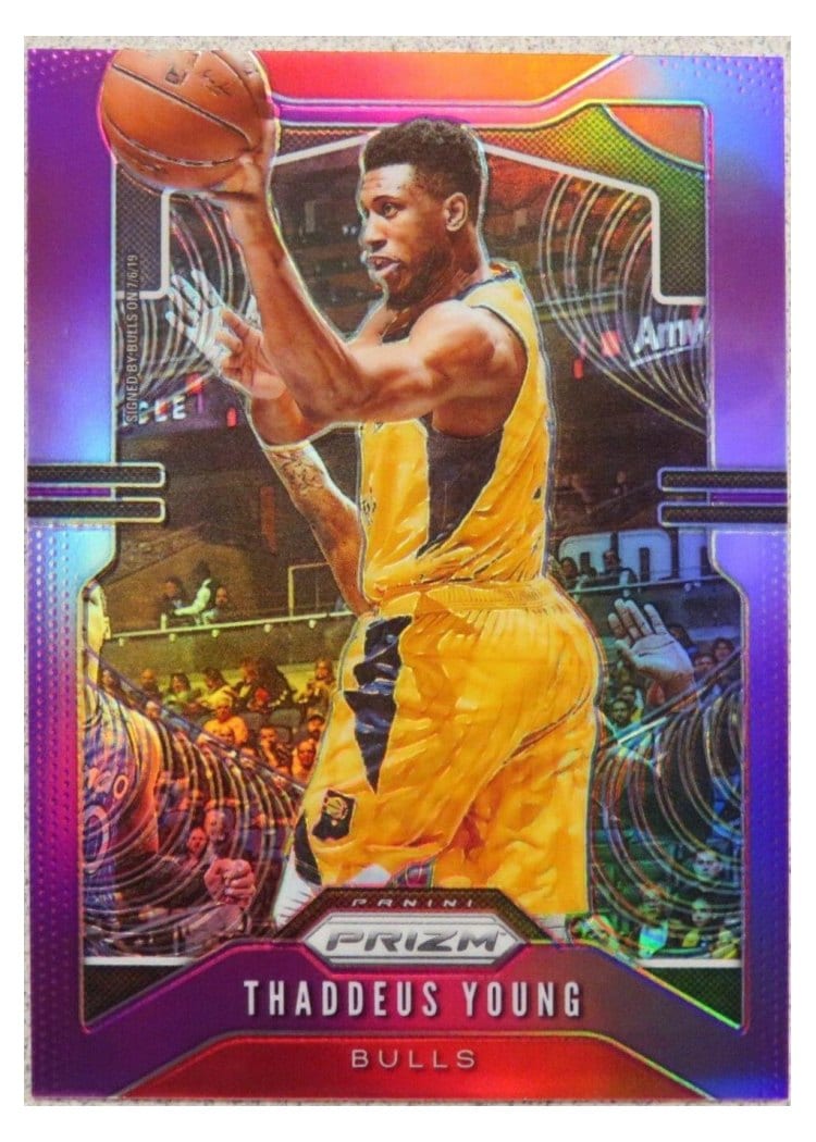 2019-20 Panini Prizm Base Set Thaddeus Young #217 card