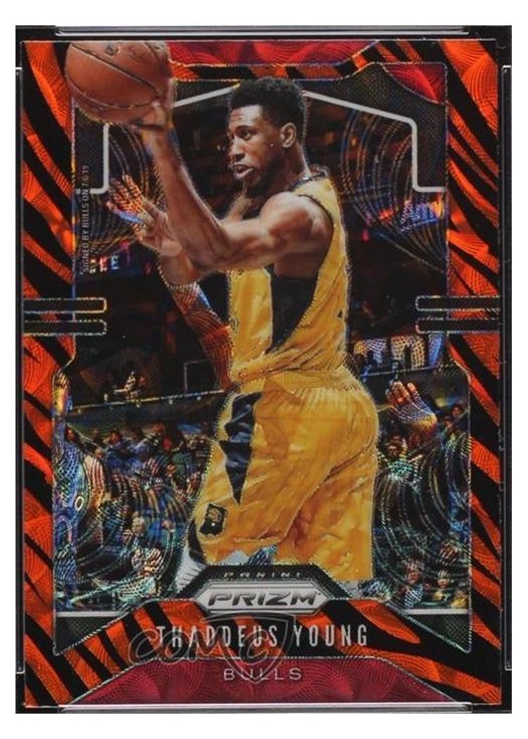 2019-20 Panini Prizm Base Set Thaddeus Young #217 card