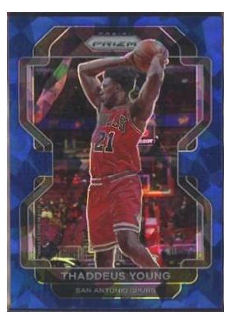 2021-22 Panini Prizm Base Set Thaddeus Young #118 card