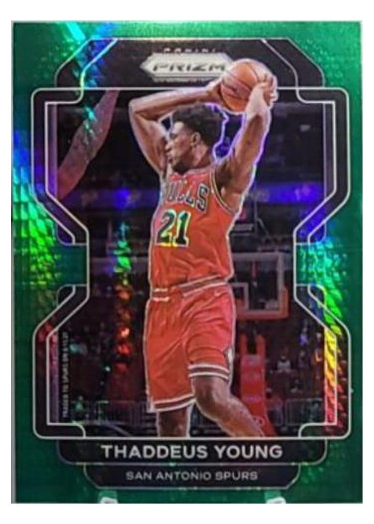 2021-22 Panini Prizm Base Set Thaddeus Young #118 card
