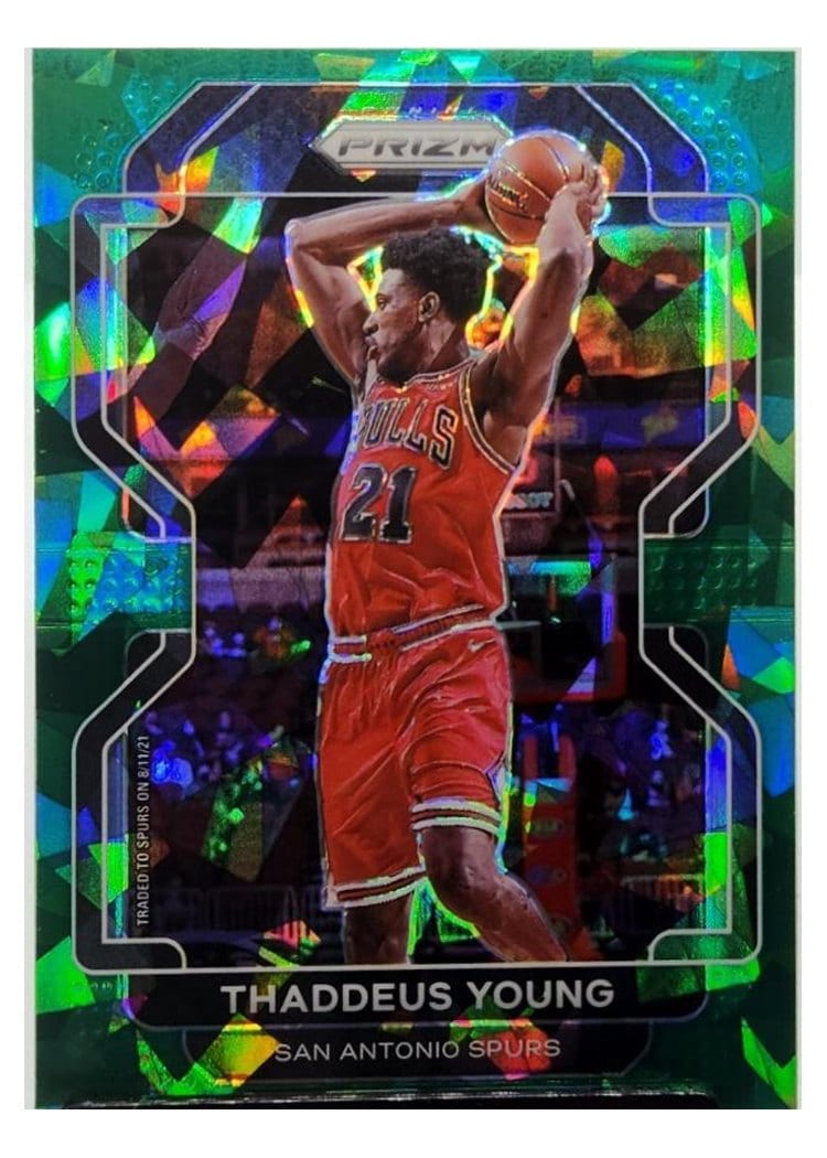 2021-22 Panini Prizm Base Set Thaddeus Young #118 card