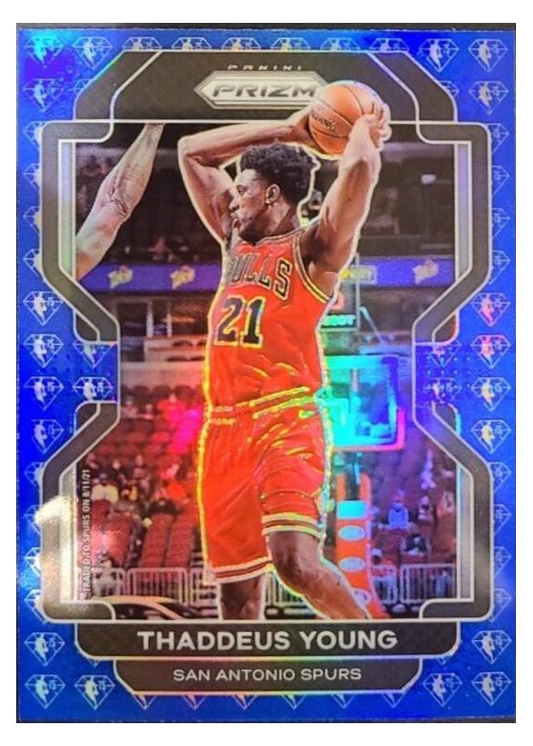2021-22 Panini Prizm Base Set Thaddeus Young #118 card