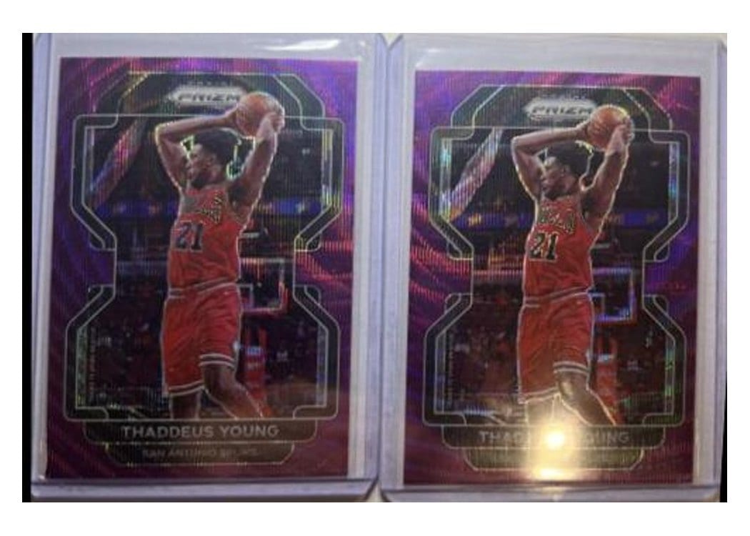 2021-22 Panini Prizm Base Set Thaddeus Young #118 card
