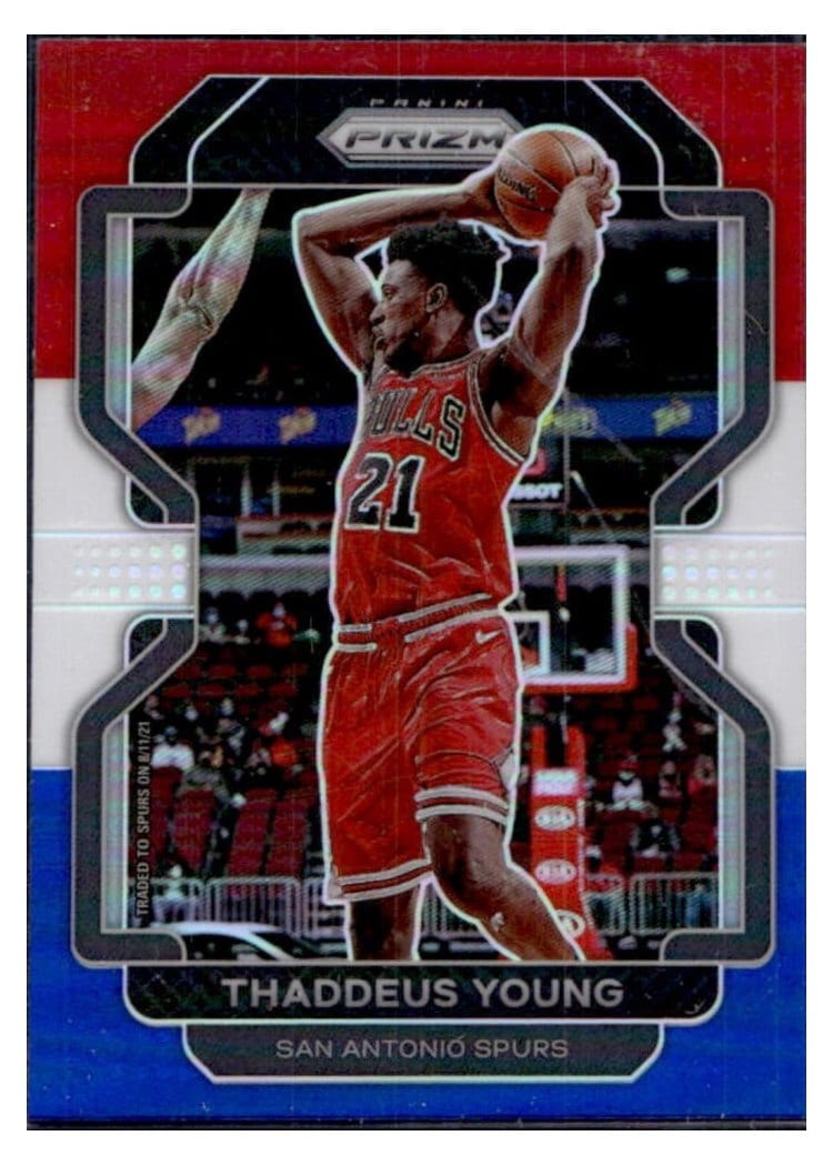 2021-22 Panini Prizm Base Set Thaddeus Young #118 card