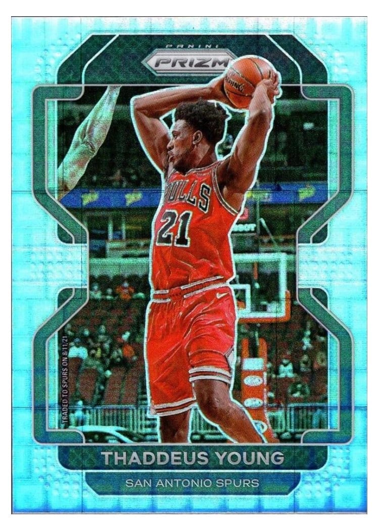 2021-22 Panini Prizm Base Set Thaddeus Young #118 card