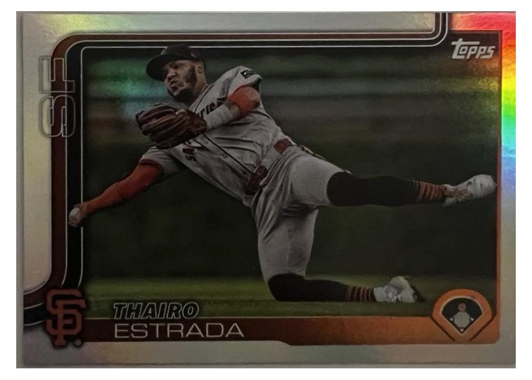 2025 Topps Base Set Thairo Estrada #2 card