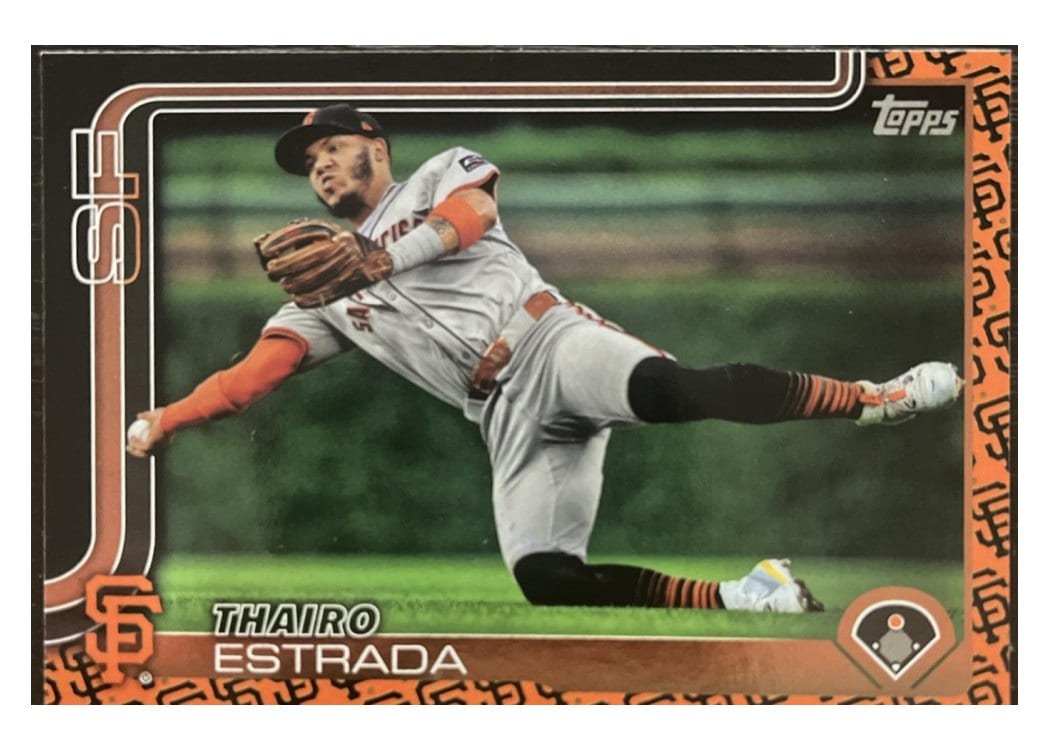 2025 Topps Base Set Thairo Estrada #2 card