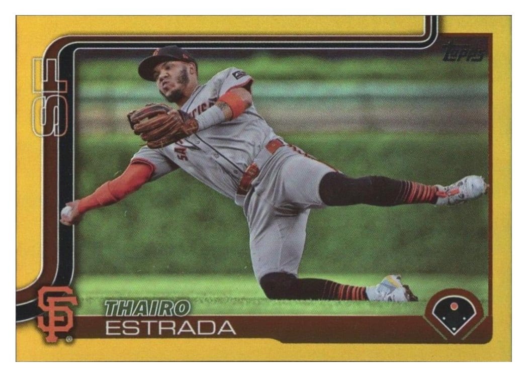 2025 Topps Base Set Thairo Estrada #2 card