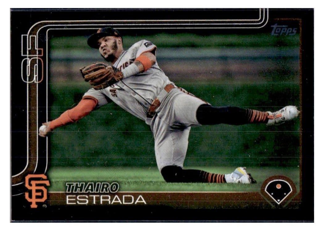 2025 Topps Base Set Thairo Estrada #2 card
