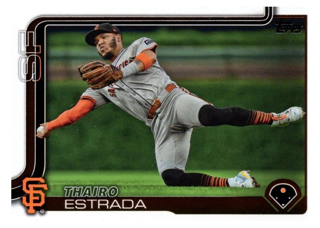 2025 Topps Base Set Thairo Estrada #2 card