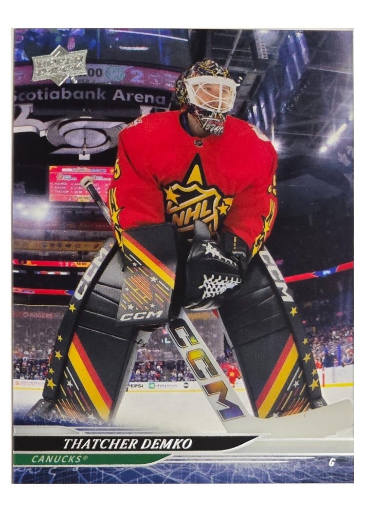 2024-25 Upper Deck Base Set Thatcher Demko #690 card