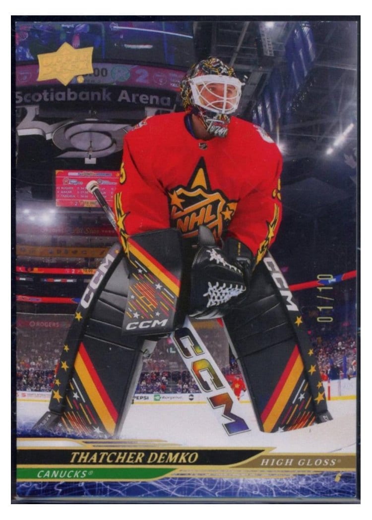 2024-25 Upper Deck Base Set Thatcher Demko #690 card
