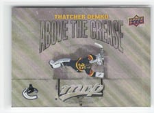 2024-25 Upper Deck MVP Above the Crease Thatcher Demko #AC-14 card