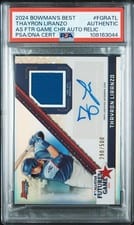 2024 Bowman's Best 2024 MLB All-Star Futures Game Autograph Relics Thayron Liranzo #FGRA-TL card