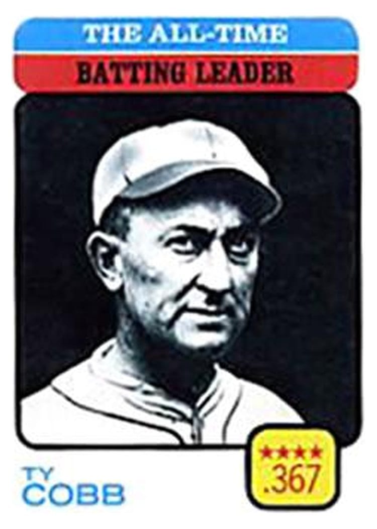 1973 Topps The All-Time Batting Leader #475 card