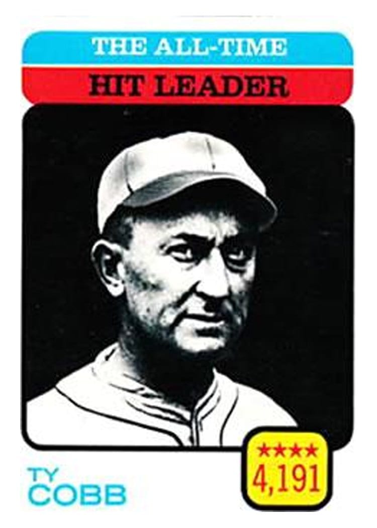 1973 Topps The All-Time Hit Leader #471 card