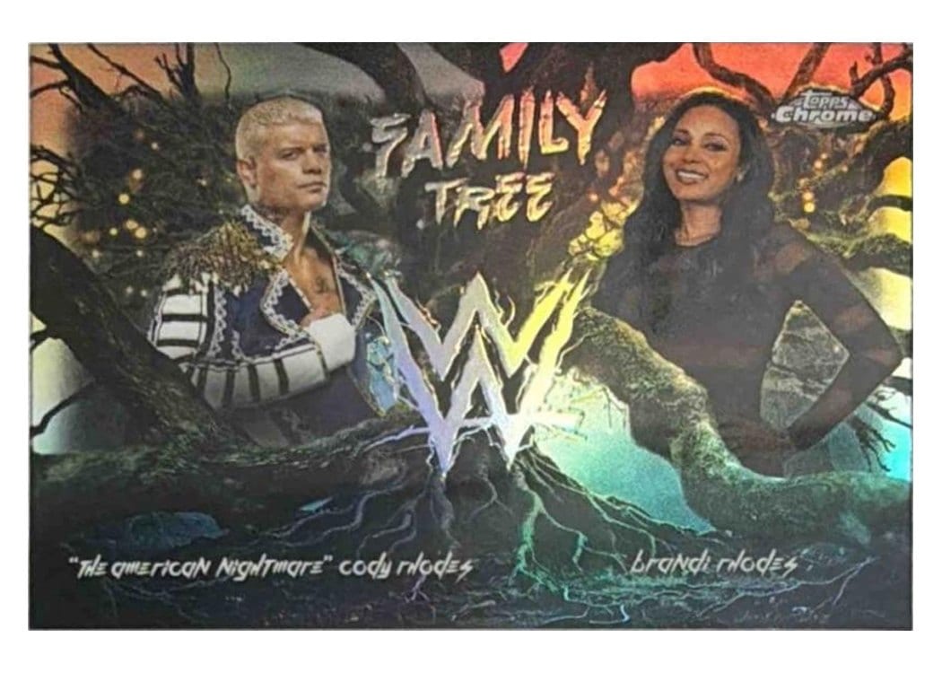2026 Topps Chrome WWE Family Tree "The American Nightmare" Cody Rhodes #FAM-CB card