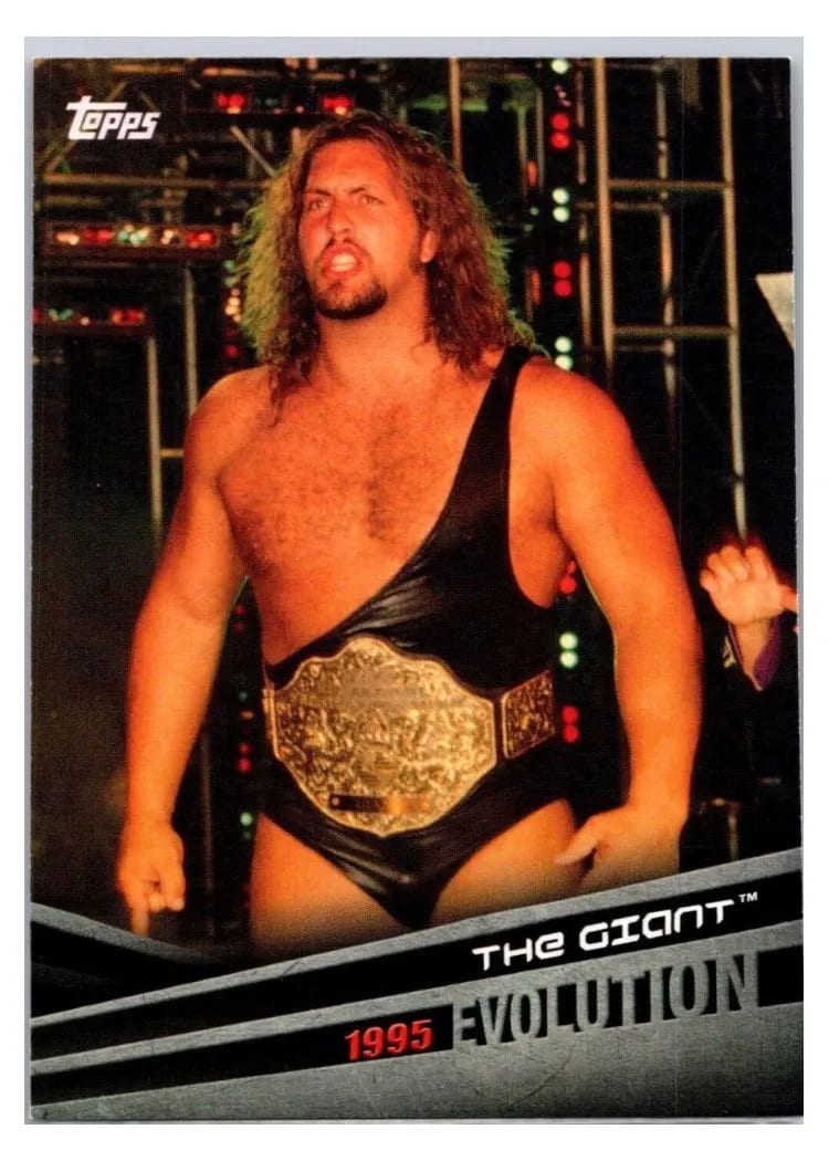 2018 Topps WWE Evolution The Giant #E-1 card