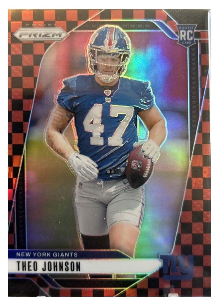 2024 Panini Prizm Base Set Theo Johnson #390 card
