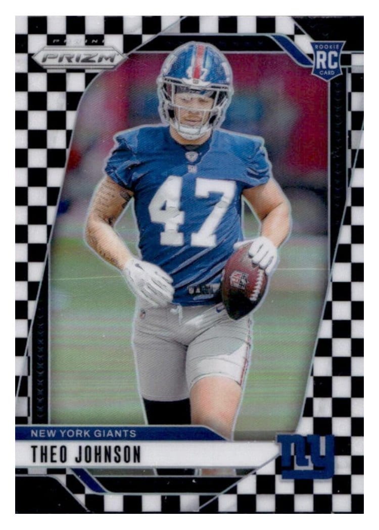 2024 Panini Prizm Base Set Theo Johnson #390 card