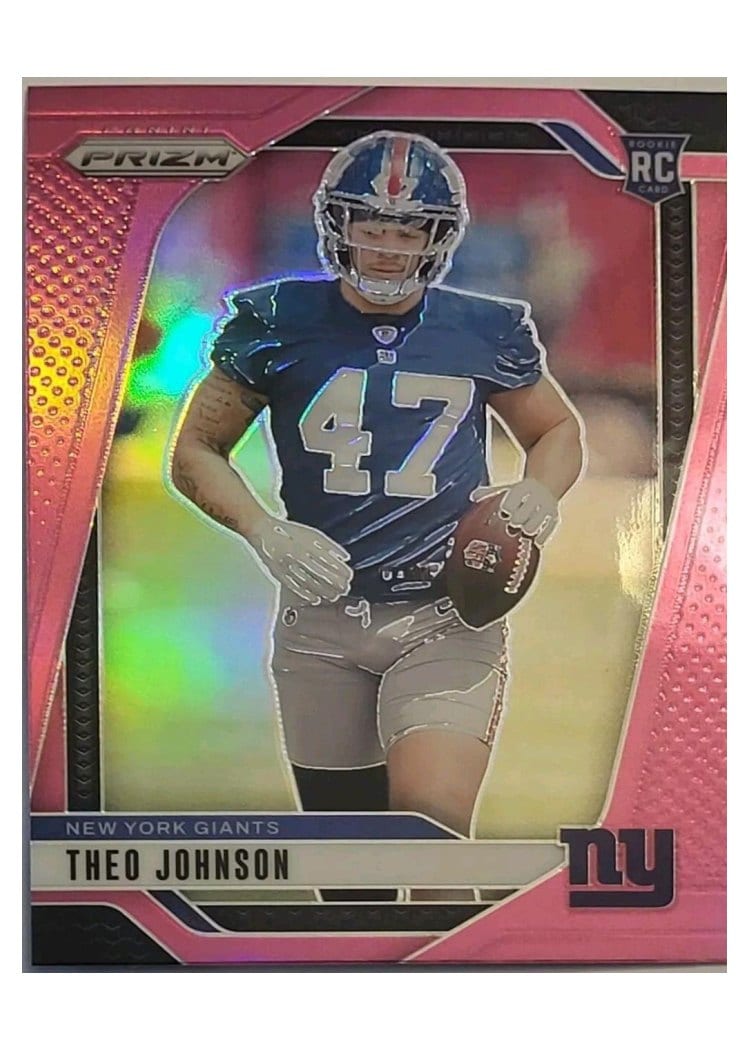 2024 Panini Prizm Base Set Theo Johnson #390 card