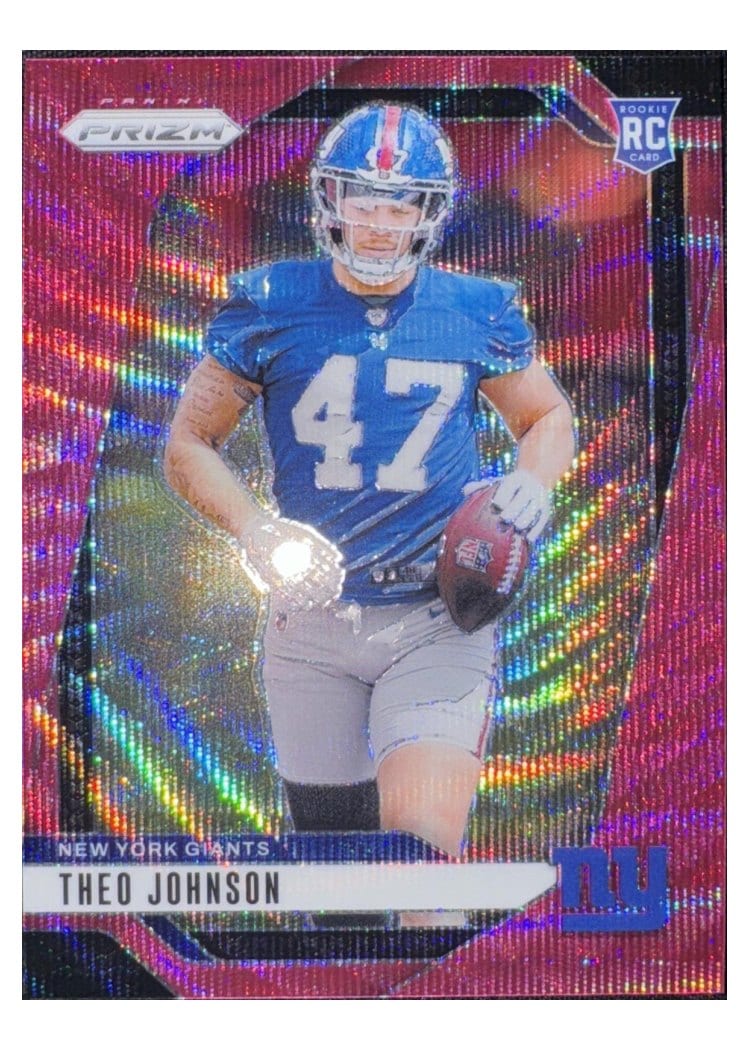 2024 Panini Prizm Base Set Theo Johnson #390 card