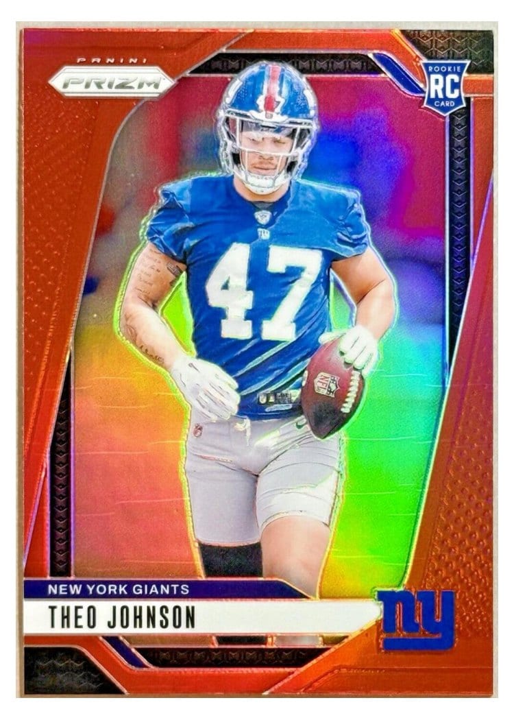 2024 Panini Prizm Base Set Theo Johnson #390 card