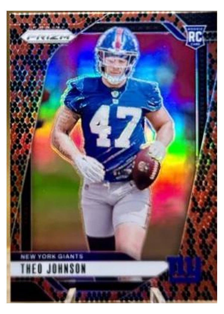 2024 Panini Prizm Base Set Theo Johnson #390 card