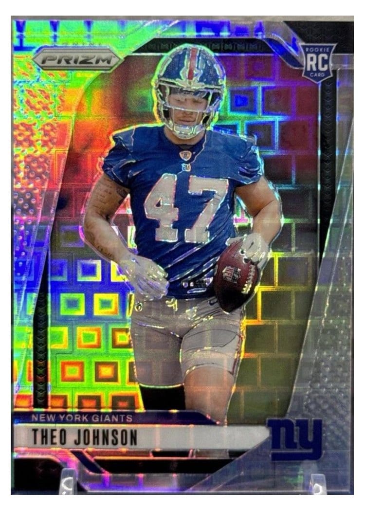 2024 Panini Prizm Base Set Theo Johnson #390 card
