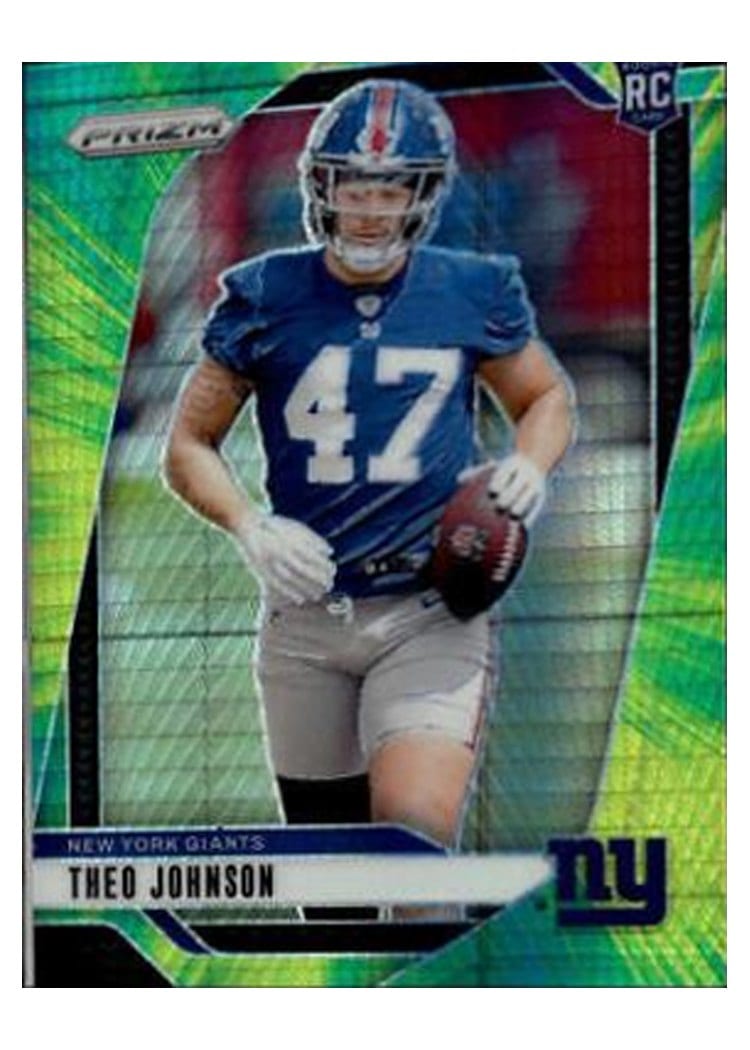 2024 Panini Prizm Base Set Theo Johnson #390 card